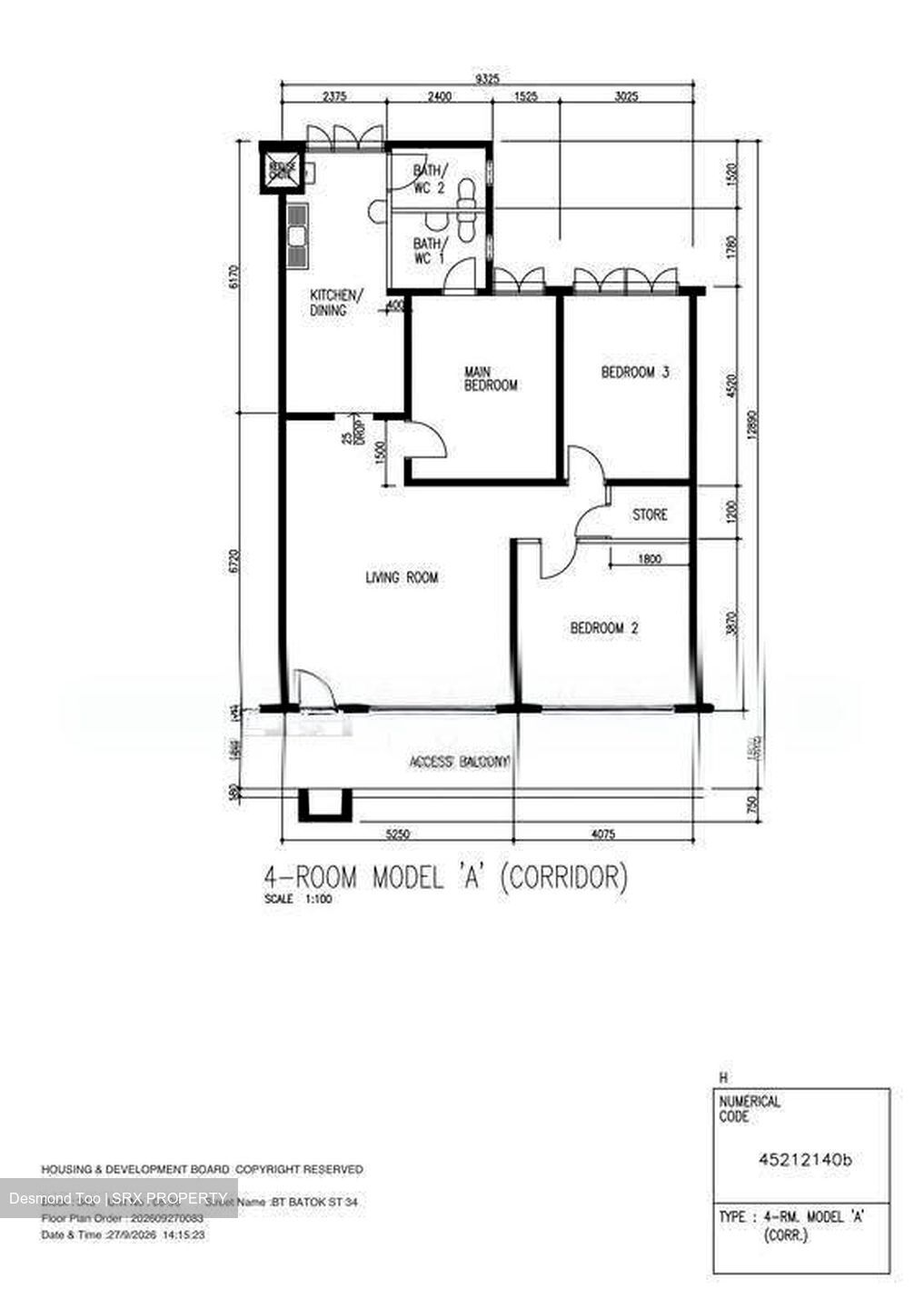 Blk 343 Bukit Batok Street 34 (Bukit Batok), HDB 4 Rooms #624562191